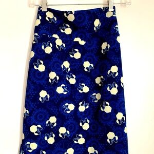 Minnie Mouse Disney Blue and White Women's Skirt size L